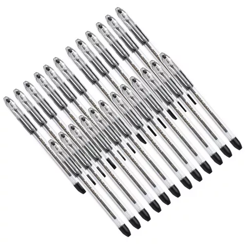 . Ballpoint Pen, Medium Point, Black, Pack of 24